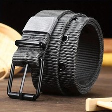 Men's Tactical Nylon Belt Heavy-Duty Canvas Quick Release Buckle Everyday