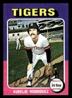 1975 Topps Baseball Aurelio Rodriquez #221 PSA 8