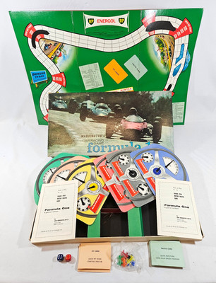 Vintage Waddingtons Formel 1 Autorennen Spiel, 1964, originalverpackt, vollständig