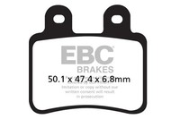 Sfac Carbon BremsbeläGe FüR EBC Derbi Peugeot Sfac350 Roller
