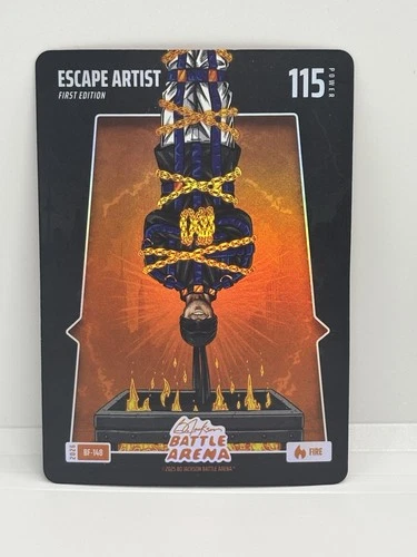 2026 Bo Jackson Battle Arena Escape Artist Jordan Spieth Fire BattleFoil #BF-148