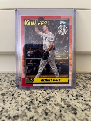 Topps Series 2 2025 MLB Gerrit Cole 35 Year Anniversary Red #No.90B2-3