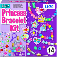 Kids Bracelet Making Kit   Make 14 Jewelry Kit for Girls Age 5 - Beads for Kids
