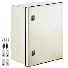 Fiberglass Enclosure Electrical Enclosure Box 19.7 x 15.7 x7.9" Wall Mount