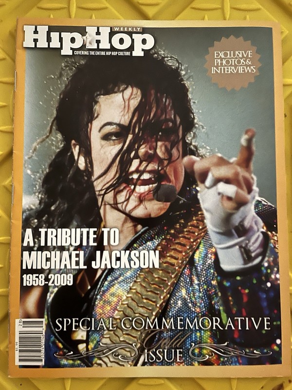 Michael Jackson Tribute Hip Hop Weekly Magazine Special Commemorative Gold Issue