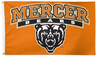 MERCER UNIVERSITY BEARS Official NCAA Team 3'x5' DELUXE FLAG