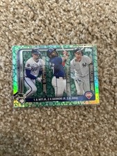 2025 Topps Series One American League Leaders Green Easter Foil