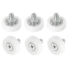 MECCANIXITY Drawer Rollers Nylon Cabinet Drawer Pulley Replacement Wheels Bea...