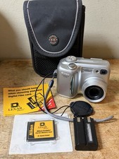 Nikon COOLPIX 4300 4.0MP Digital Camera Silver w/ Battery Card Case No Charger