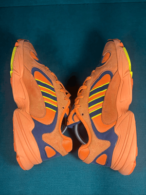 Adidas Yung-1 Dragon Ball Z Hi-Res Orange DBZ Goku Sneakers  display picture 3