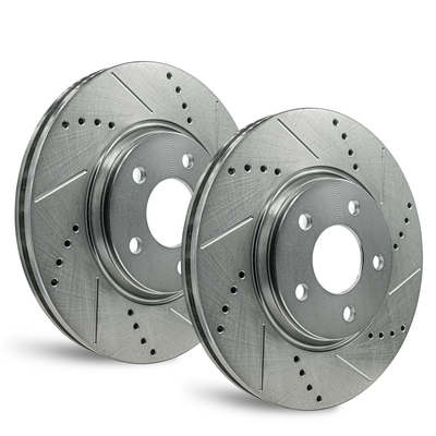 #ad #ad For Honda Civic 2006 2015 Rear Drilled and Slotted Rotors $115.10