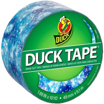 Duck Brand Printed Duct Tape: 1.88 in. x 30 ft. (Starry Galaxy)