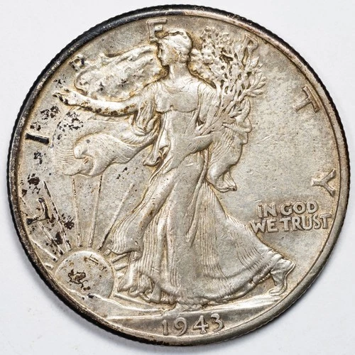 1934-D Walking Liberty Silver Half Dollar Almost Uncirculated (AU)