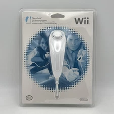 Nintendo Wii Nunchuck White Genuine Original OEM NEW Sealed