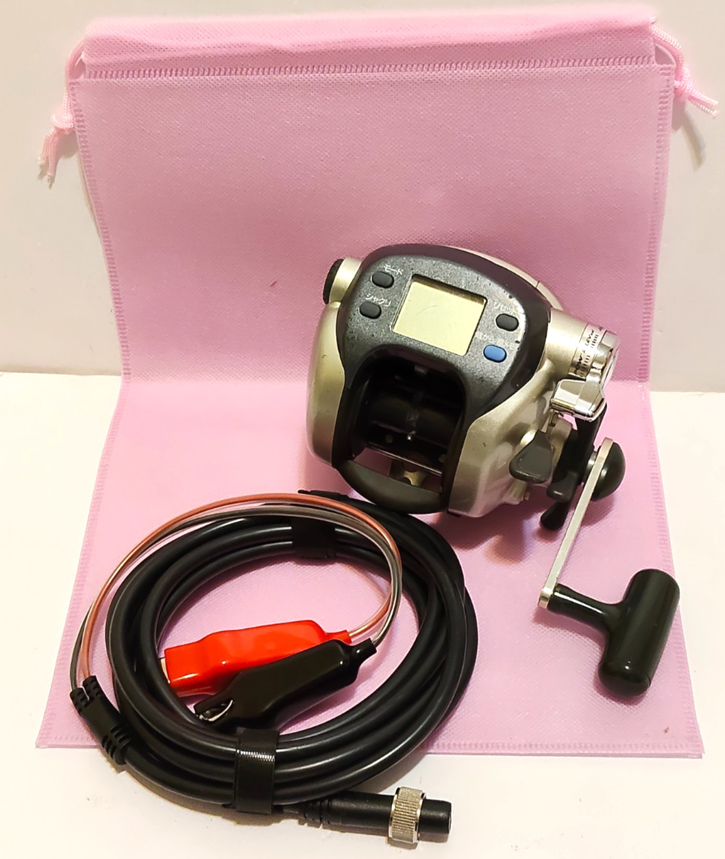 DAIWA Super Tanacom-S500w Electric Fishing Reel English Manual Power Cord Exc+++