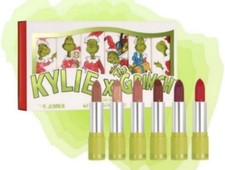 Kylie Cosmetics The Grinch Matte Lipstick Set 6x0.12oz Mean One Shades