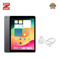 Apple iPad 9th Gen 64GB 10.2  Wi-Fi Space Gray A2602, Battery Health 100 - READ