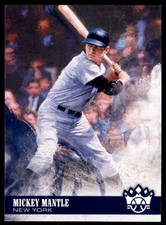 Mickey Mantle Panini Diamond Kings Blue Frame #7 New York Yankees