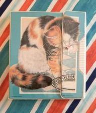 Mead Sophisticats 90s Ring Binder Trapper Keeper Cat Folders Vivian Boswell