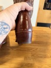 Lucchese Brown Leather Western Cowboy Boots Embroidered Shaft US 11 — photo 5