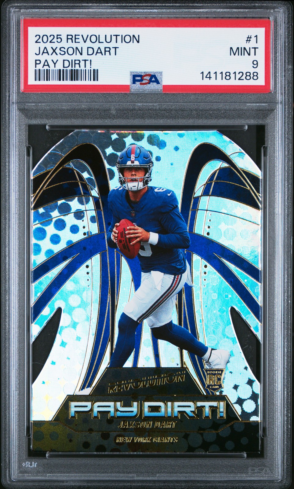 Jaxson Dart Panini Revolution Pay Dirt! #1 Lava