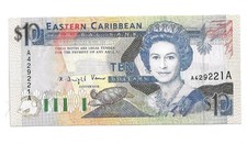 10 Dollars Ost Karibik 1993 (1) UNC Eastern Caribbean