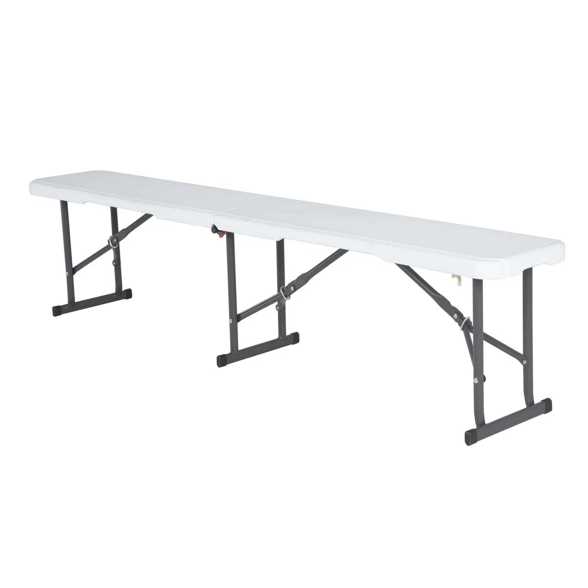 TOPLIVING Mesa Plegable De PláStico Simil Ratan, Mesa De Jardin Para
