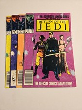 Star Wars Return of the Jedi #1-4 Marvel 1983 Vader ( 1,2 &4 Are Newsstands)