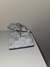 SCRATCH/HANDBUILT DIORAMA FEATURING A STAR WARS SNOWSPEEDER.FILM.REVELL.