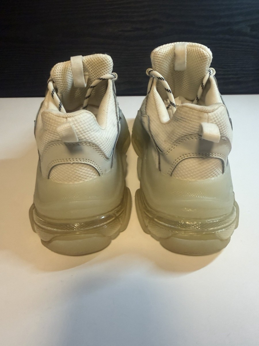 Balenciaga Triple S White Sneaker Size 41/ (9M/11W) | eBay