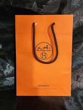 Hermes Empty Shopping Gift Bag Orange 8.5 X 6...
