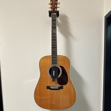Martin Dreadnought Acoustic Guitar 6 String Spruce Rosewood Ebony Brown w/ Case