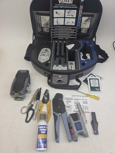 Corning TKT-UNICAM-PFC UniCam High Performance Fiber Optic Tool Kit Cleaver  