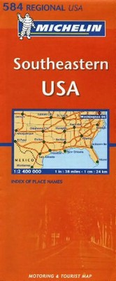 Michelin Map USA Southeastern 584 (Maps/Regional (Michelin)) - Michelin
