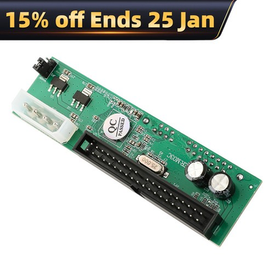 #ad PATA IDE to Serial ATA SATA Adapter Converter Card for 3.5 2.5 HDD DVD 715 Pin $12.49