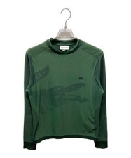 LACOSTE Oversized jacquard graphic sweatshirt green SH4105