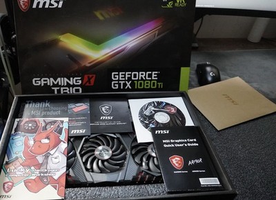 MSI GeForce GTX 1080 Ti Gaming X TRIO Overclocked Triple-Fan 11GB