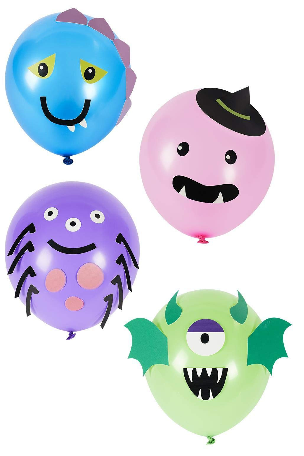 Посуда Smiffys Monster, воздушные шары для вечеринок x8