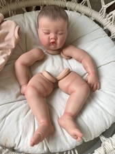 20 Inch Reborn Doll Kit Sleeping Baby Lifelike Soft Touch Painted DIY Blank Kit