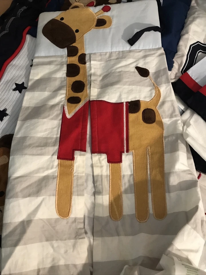 Edredón deportivo Lambs & Ivy Future All Star Animal, soporte para pañales, falda, almohadilla 5 piezas Foto 4 de 4