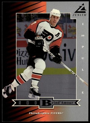 1997-98 Zenith 5x7 Silver Impulse Uncut #Z49 Rod Brind'Amour