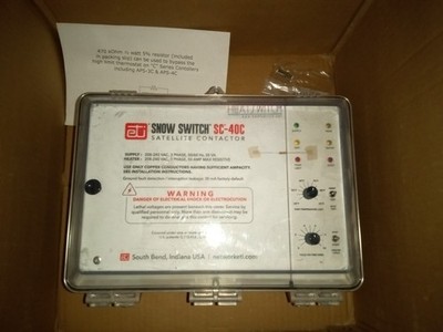 Melt snow,ETI Snow Switch SC-40C Satellite Contactor De-Icing Control Panel New
