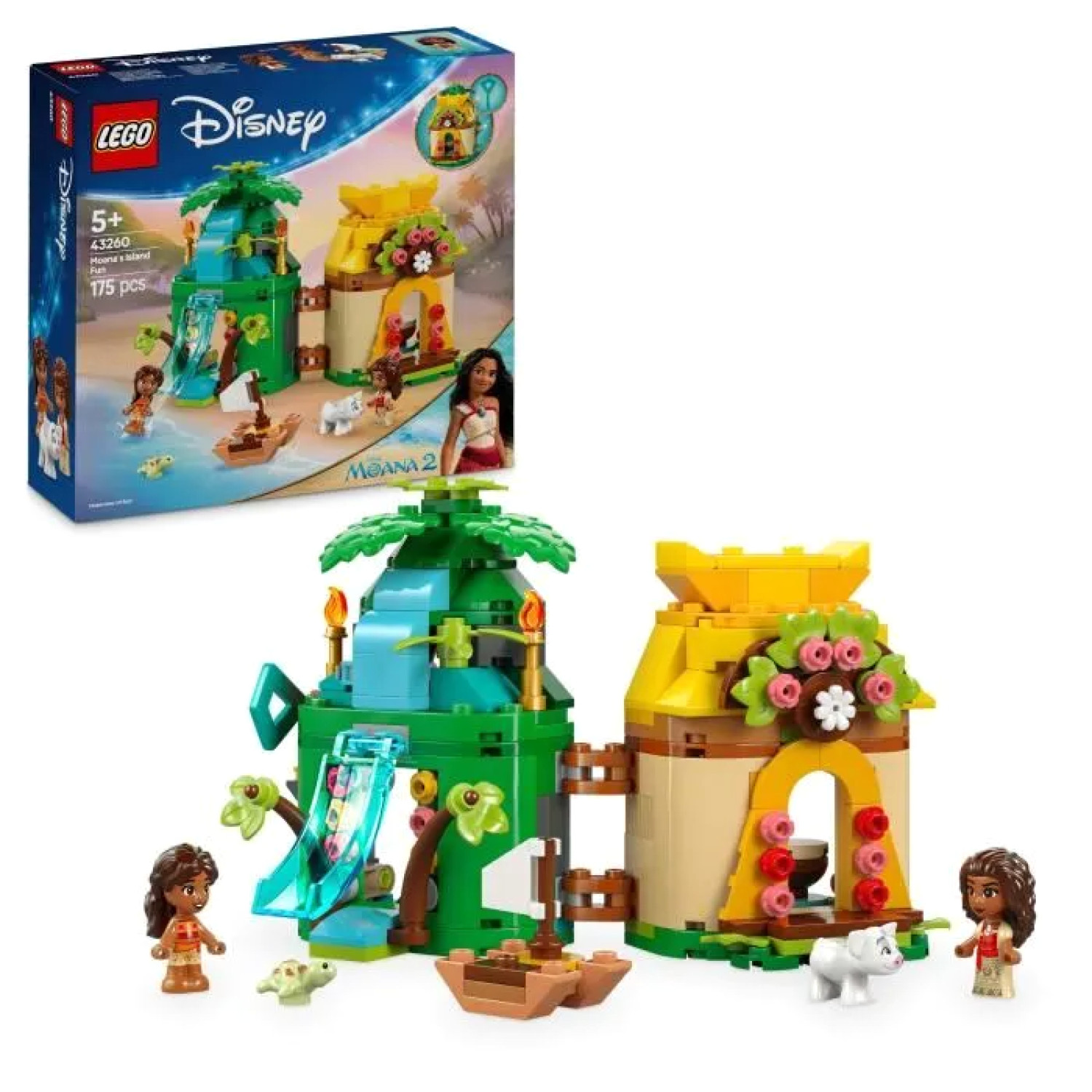 LEGO Disney Vaiana 43260, le jouet créatif pour animer les après-midis des enfants