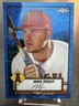 2021 Topps Chrome Platinum Anniversary - Mike Trout #156 Blue Mini Diamond /199