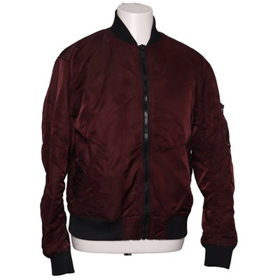 H&M, Bomberjacke, Herren, Größe: M, Rot, Polyamid/Polyester, Einfarbig #HRw