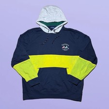 2000s Nautica Sailing Club Multicolor Colorblock Hoodie Sweatshirt Size XL