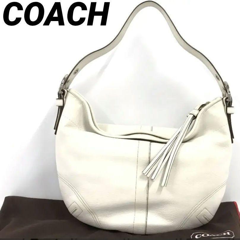 COACH ボディバッグ ホワイト レザー COACH コーチ ウエストバッグ・ボディバッグ ホワイト 白 C4137