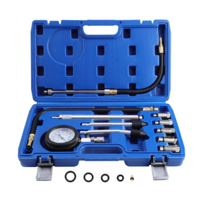 11tlg Benzin Motor Zylinder Druck Tester Auto Compression Gauge Test Kit DE