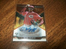 2015 TOPPS STRATA RASIEL IGLESIAS AUTOGRAPH SIGNED AUTO #D/125 CINCINNATI REDS