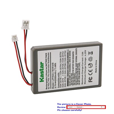 Kastar Battery for Sony CUH-ZCT1E CUH-ZCT1H CUH-ZCT1H/B CUH-ZCT1H/R CUH-ZCT1U